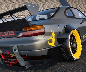 Nissan Silvia S15 Rocket Bunny, Tył