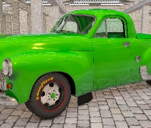 1951, Holden 50-2106 FX, Zabytkowy, Zielony