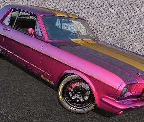 1965, Zabytkowy, Ford Mustang GT Coupe