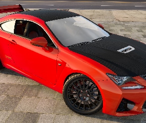 Lexus RC F, 2015, Czerwono-czarny