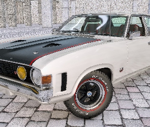 Ford Falcon XA, 1972, Biało-czarny