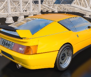 Renault Alpine GTA, 1990, Żółty