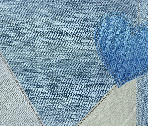 Dżins, Serduszko, Jeans