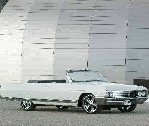 Biały, Koła, Chromowane, Buick Electra Park