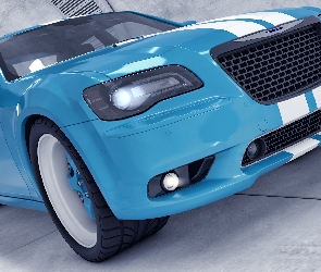 Niebieski, Chrysler 300 SRT8