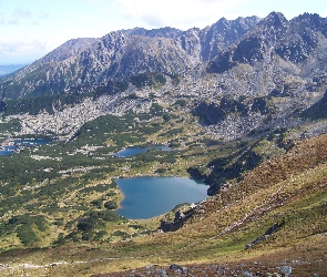 Górskie, Szlaki, Jeziorka