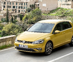 Żółty, Facelift, Volkswagen Golf 7