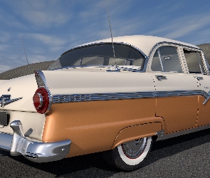 3D, Zabytkowy, Ford Fairlane Town Sedan, 1956