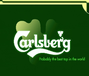 Piwo, Tło, Logo, Zielone, Calsberg