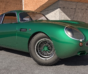 1960, Zabytkowy, Aston Martin DB4 GT Zagato