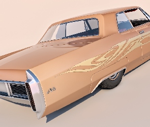 Zabytkowy, 3D, 1965, Cadillac DeVille Coupe