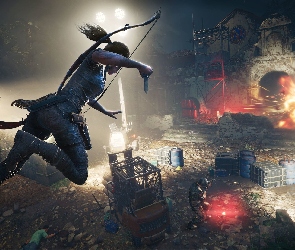 Łuk, Lara Croft, Shadow of the Tomb Raider, Tomb Raider 2018