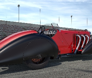 Zabytkowy, 1930, Mercedes-Benz 710 SSK Trossi Roadster