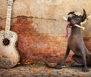 Gitara, Pies Dante, Coco, Film animowany
