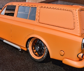 Pomarańczowe, Zabytkowy, 1961, Volvo Amazon Wagon