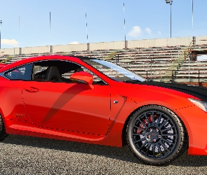 Lexus RC F, 2015, Czerwony