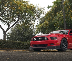 Ford Mustang, Czerwony, 2013