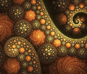 Spiralne, Wzory, Fraktal