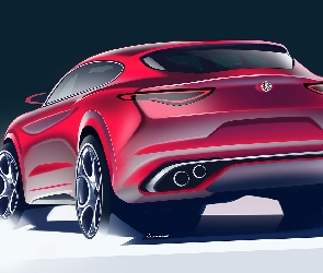 Alfa Romeo, Stelvio, Grafika