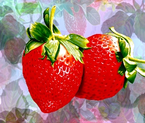 Truskawki, Grafika