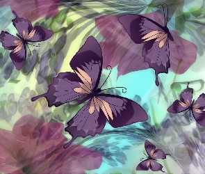 Motylki, Grafika