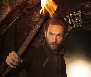 Serial, Jeździec bez głowy, Pochodnia, Postać Ichabod Crane, Aktor Tom Mison, Sleepy Hollow