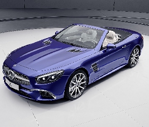 Niebieski, 2018, Mercedes-Benz SL 65 AMG