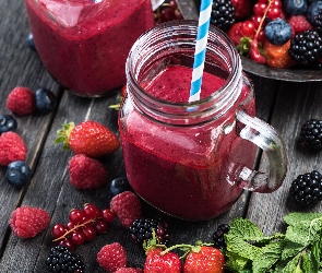 Owoce, Smoothie, Napój