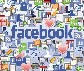 Facebook, Społeczność, Sieć, Tekstura