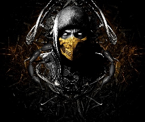 Mortal Kombat, Maska, Twarz, Scorpion, Gra