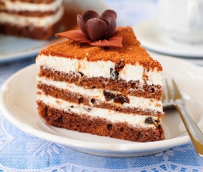 Kawałek, Talerz, Tort