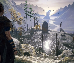 Hellblade Senuas Sacrifice, Góry, Senua, Wojowniczka, Gra