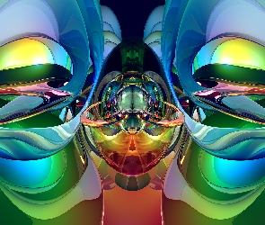 Kolorowe, Tunele, Abstrakcja