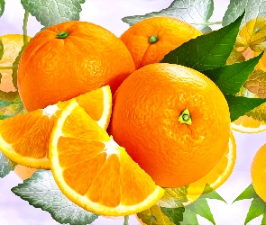 Grafika, Pomarańcze