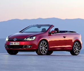 Volkswagen Golf, Cabrio, Czerwony