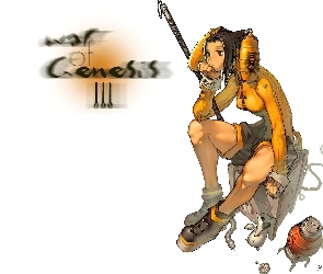 The War Of Genesis 3, fantasy, skrzynia, kobieta