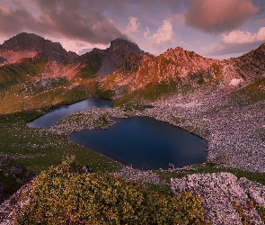 Rośliny, Skały, Góry, Jeziora