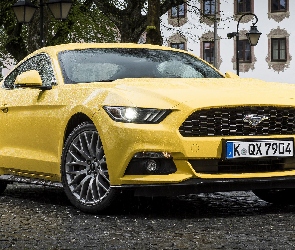 Ford Mustang, Coupe, Żółty