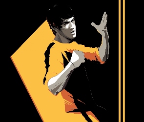 Grafika, Aktor, Bruce Lee
