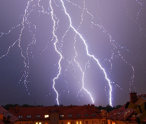 Zabrze, Pioruny, Niebo, Burza
