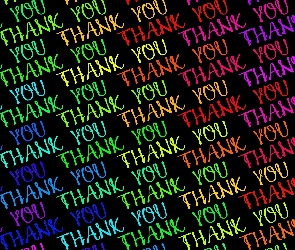 Podziękowanie, Tekstura, Thank You