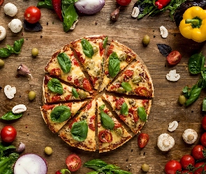 Pizza, Warzywa