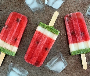 Kostki, Lodu, Lody