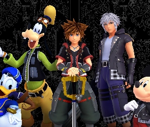 Kingdom Hearts 3, Postacie, Gra