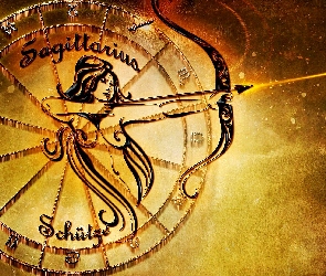 Znak, Grafika, Strzelec, Zodiaku