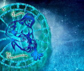 Wodnik, Grafika, Znak zodiaku