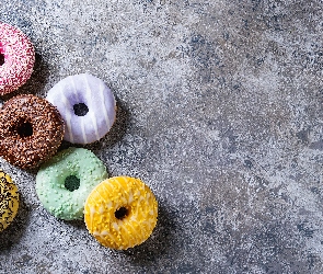 Polewa, Kolorowa, Pączki, Donuty