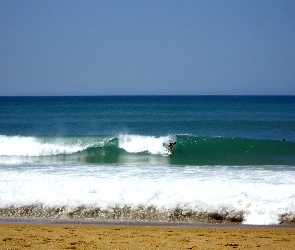 Morze, Francja, Surfing