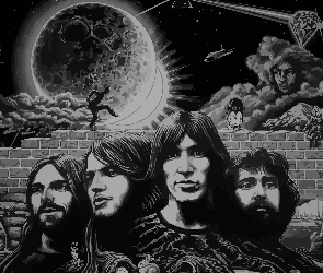Grafika, Pink Floyd, Zespół, Rockowy