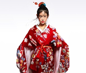 Azjatka, Kimono, Kobieta